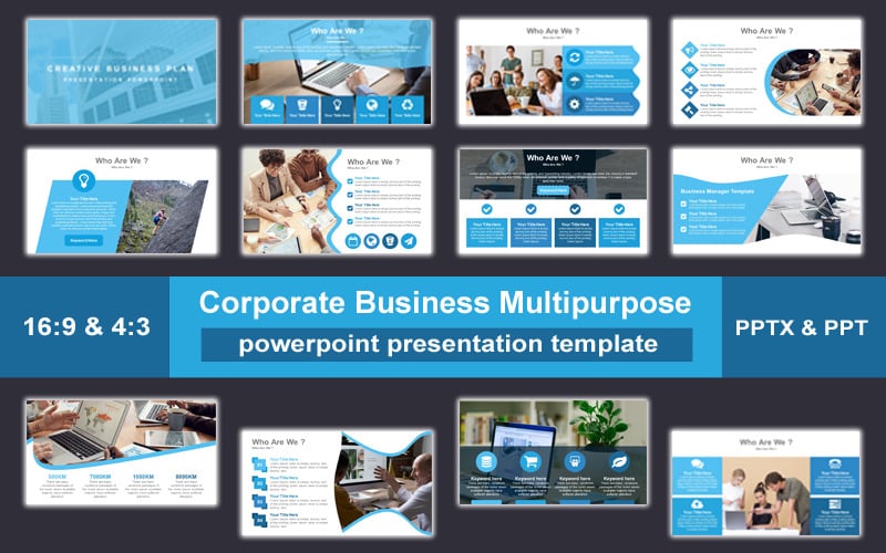 corporate business multipurpose powerpoint presentation template original