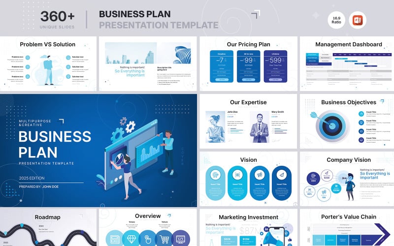 corporate business plan powerpoint presentation template original