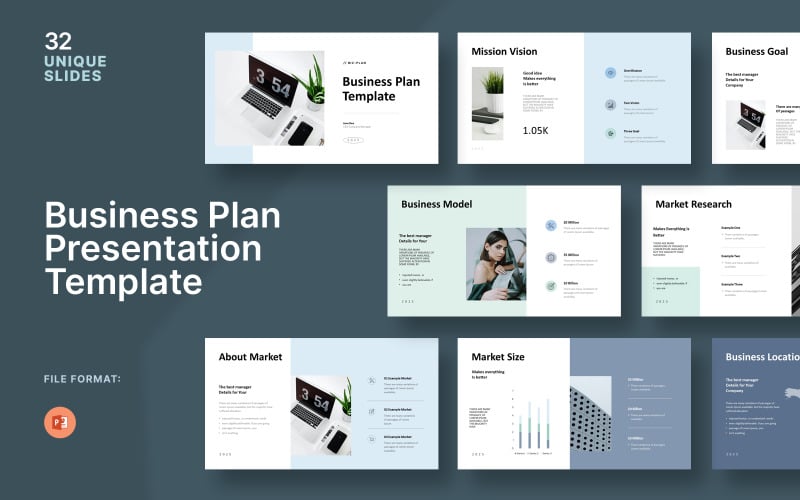 corporate business plan presentation powerpoint template original