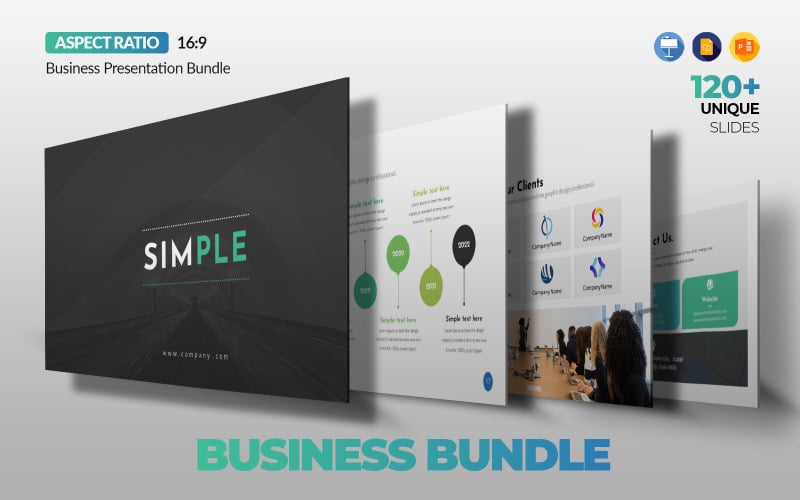 corporate business presentation bundle original