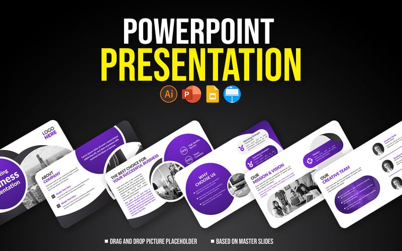 corporate business presentation slides template original