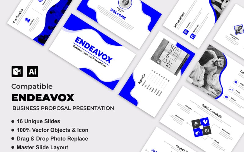 corporate business proposal presentation template original