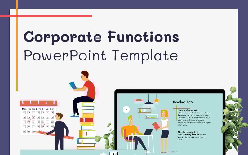 corporate functions powerpoint template original