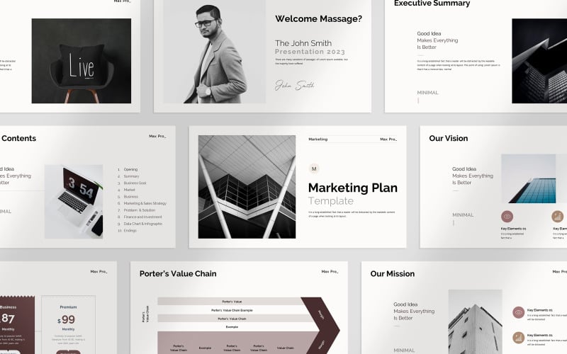 corporate marketing plan presentation original