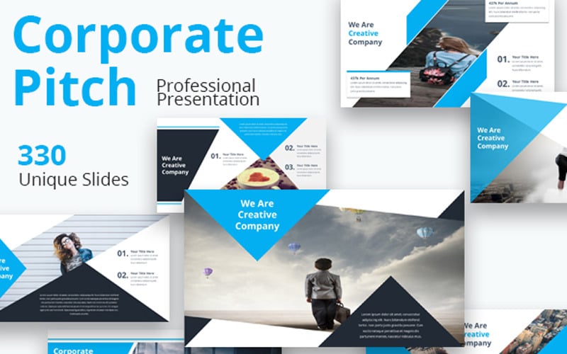 corporate pitch premium powerpoint template original