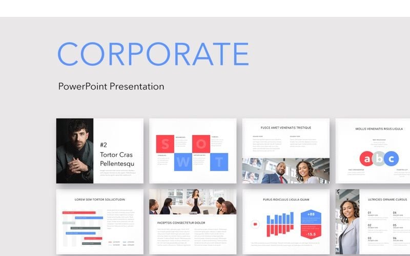 corporate powerpoint template original