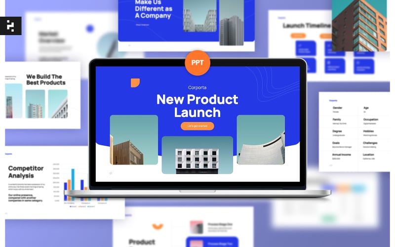 corporta new product launch ppt original