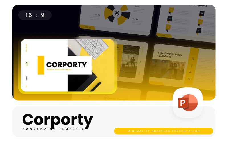 corporty powerpoint template original