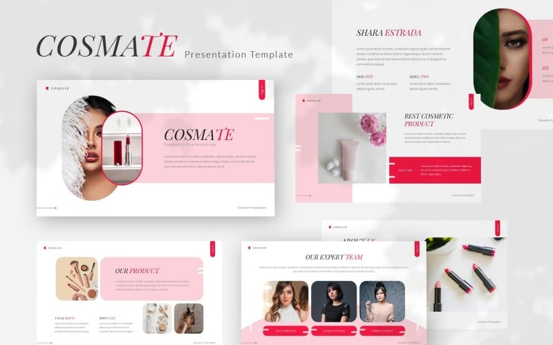 cosmate cosmetic powerpoint template original