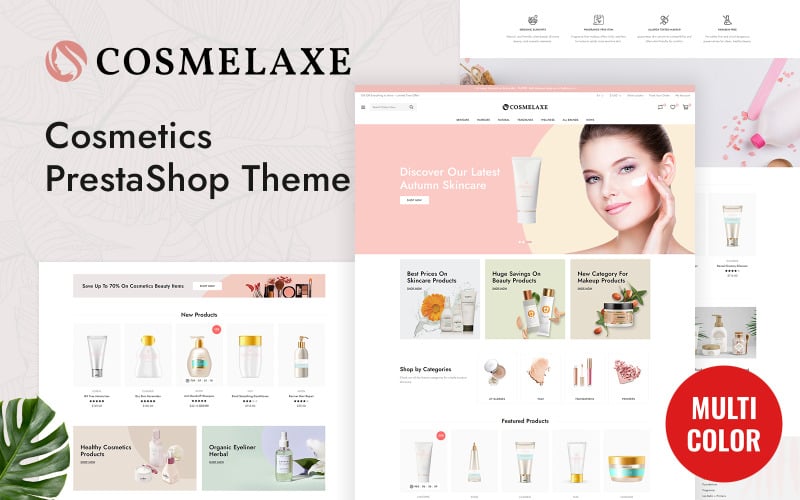 cosmelaxe cosmetics and beauty shop prestashop theme original