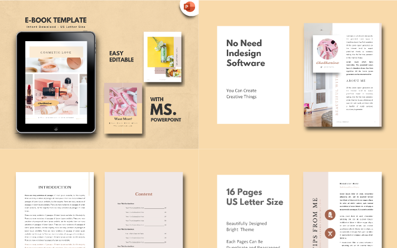 cosmetic makeup tips presentation powerpoint template original