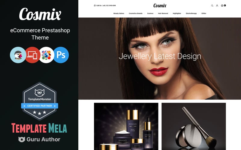 cosmix cosmetic and beauty store prestashop theme original