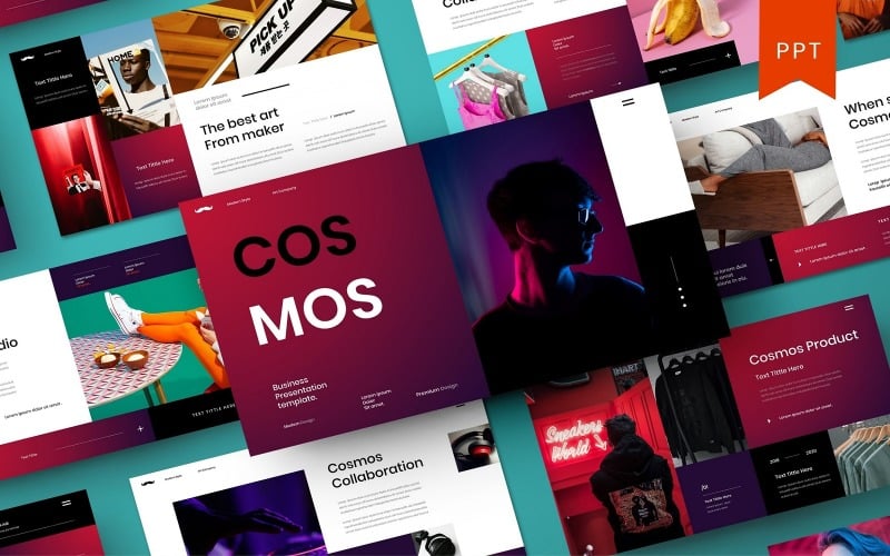 cosmos business powerpoint template original