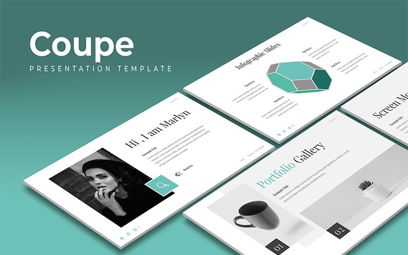 coupe powerpoint template original