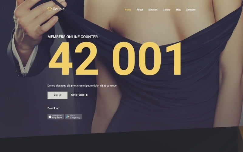 couple joomla template original