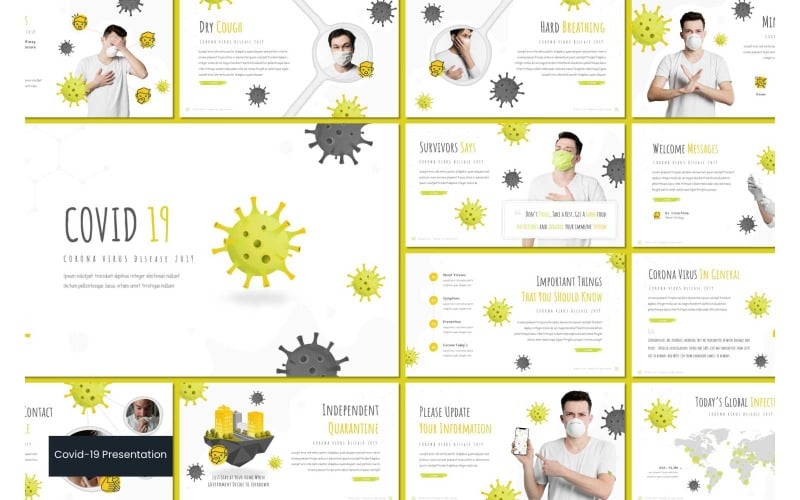 covid powerpoint template original