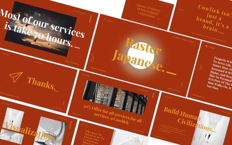 cowlick powerpoint presentation template original