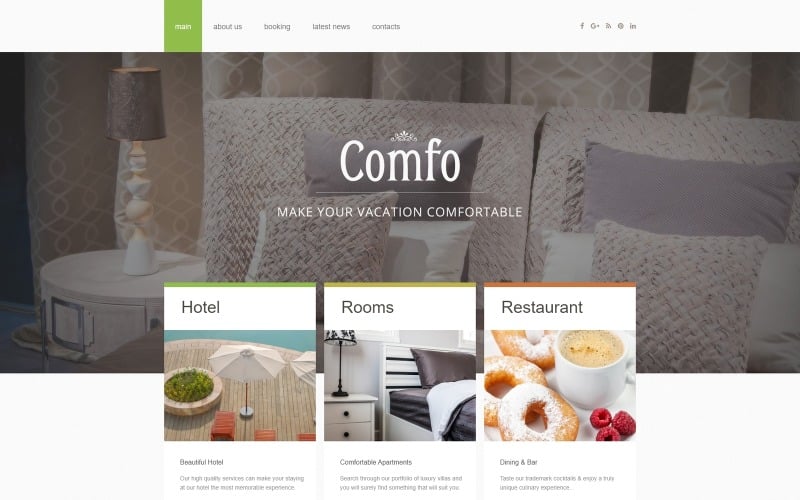cozy vacation joomla template original