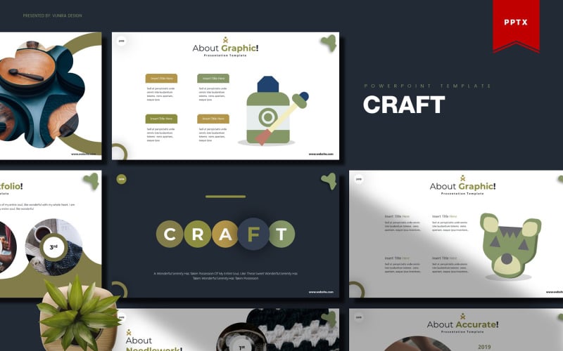 craft powerpoint template original