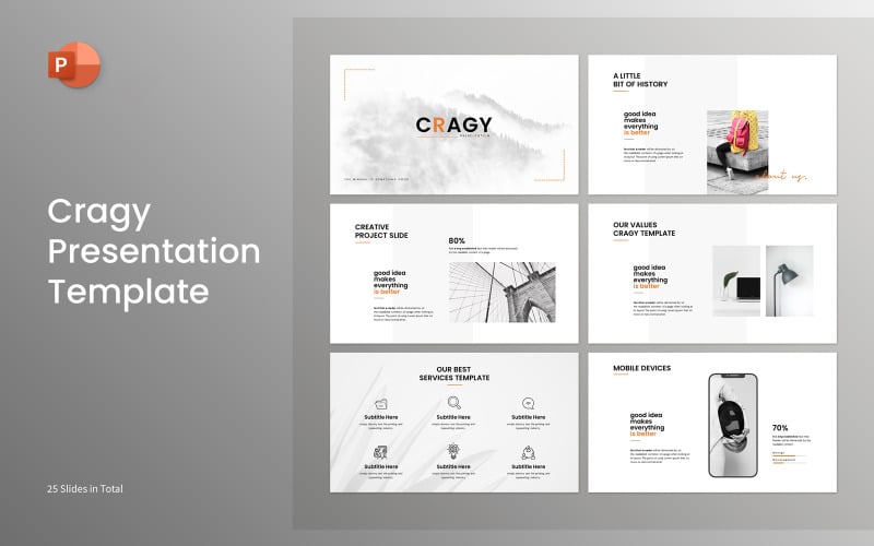 cragy powerpoint presentation template original