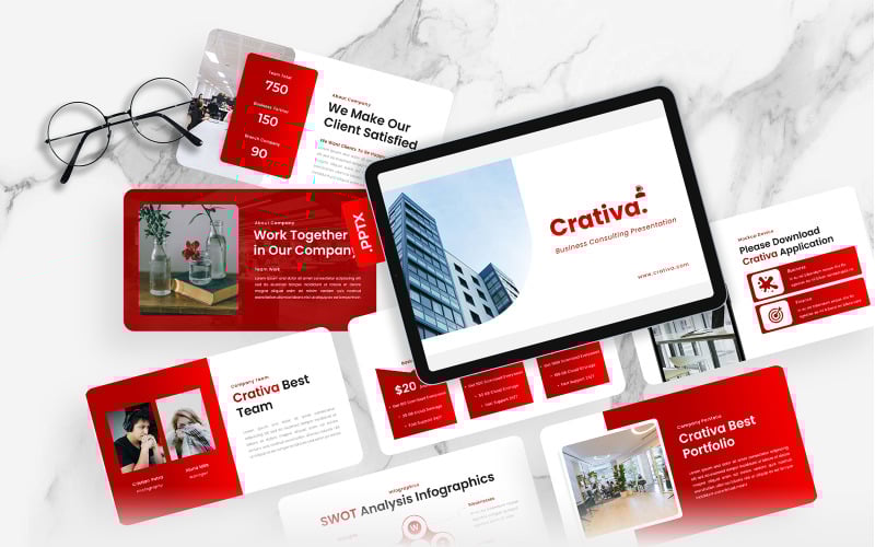 crativa business consulting powerpoint template original