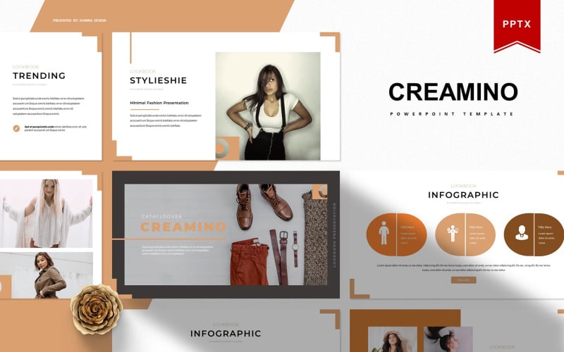 creamino powerpoint template original