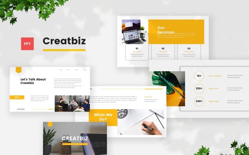 creatbiz creative business powerpoint template original