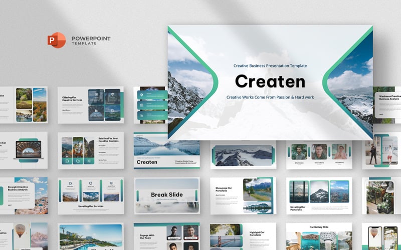 createn creative business powerpoint template original