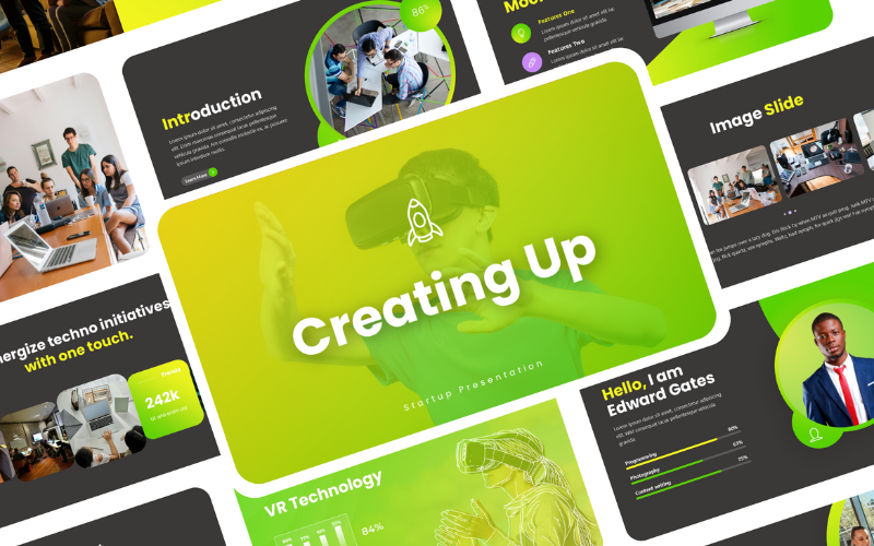 creating startup presentation original