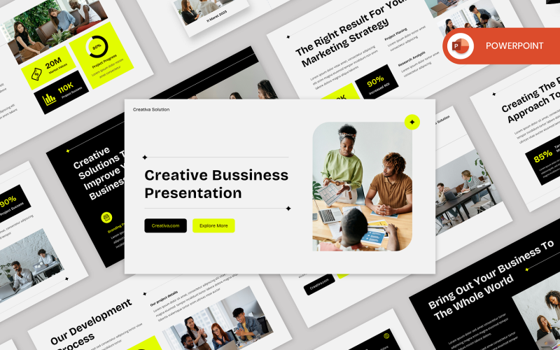 creativa creative business powerpoint template original