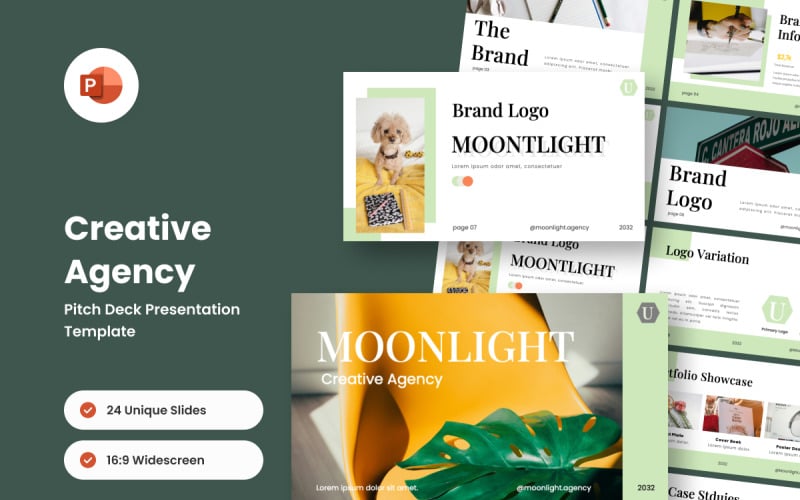 creative agency pitch deck sleek amp modern powerpoint original