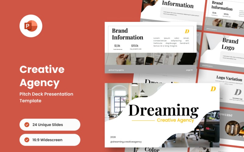 creative agency pitch deck vibrant and engaging powerpoint original