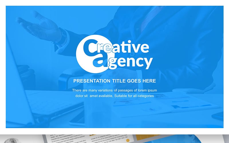 creative agency powerpoint template original