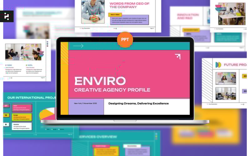 creative agency profile powerpoint presentation original
