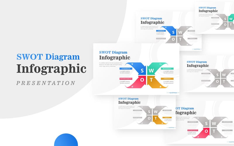creative arrows swot for business management infographic presentation powerpoint template original