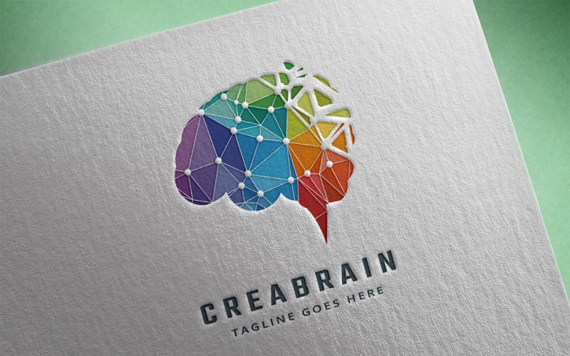 creative brain professional logo template original