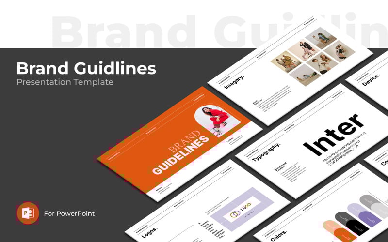 creative brand guideline powerpoint template original