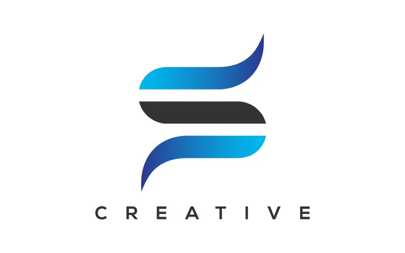 creative brand s letter logo design original
