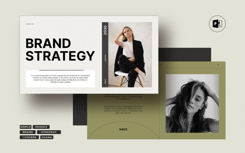 creative brand strategy presentation template original