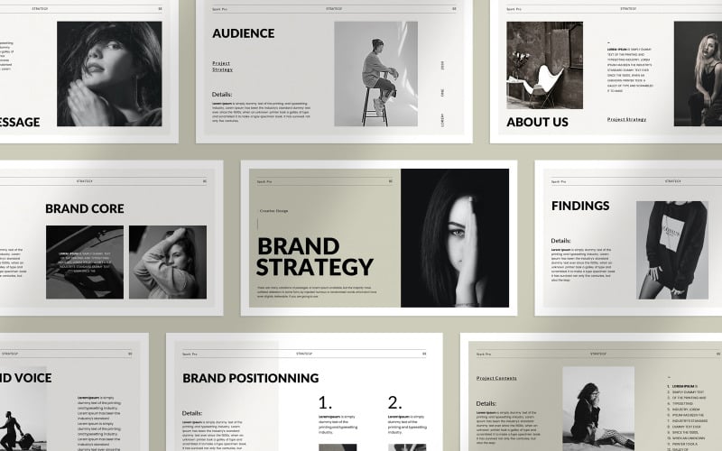 creative brand strategy presentation original