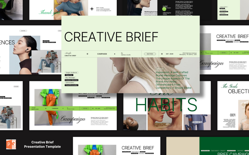 creative brief presentation template original