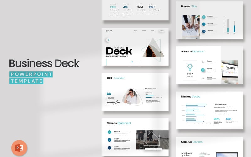 creative business deck presentation template original