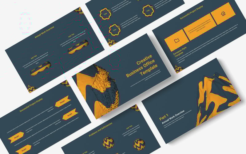 creative business office powerpoint template original