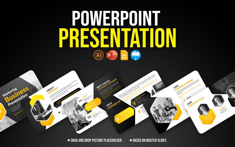 creative business presentation slides template original