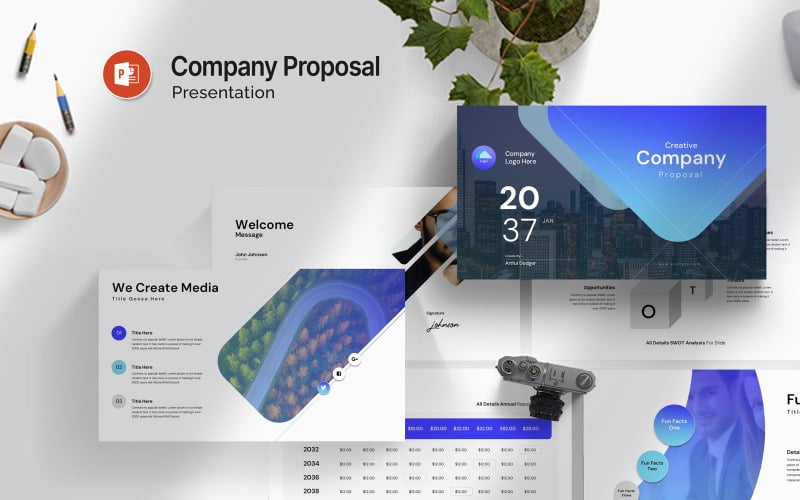 creative company proposal presentation original