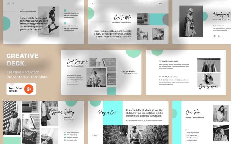 creative deck powerpoint template original