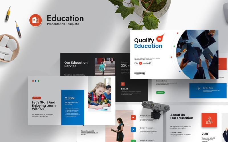 creative education powerpoint presentation template original