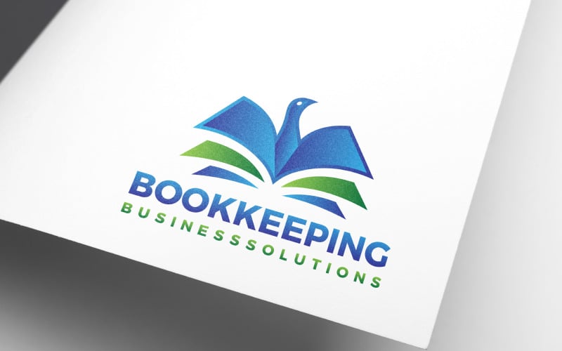 creative freedom financial book keeping logo design original