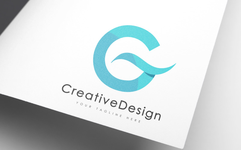 creative g letter logo design original