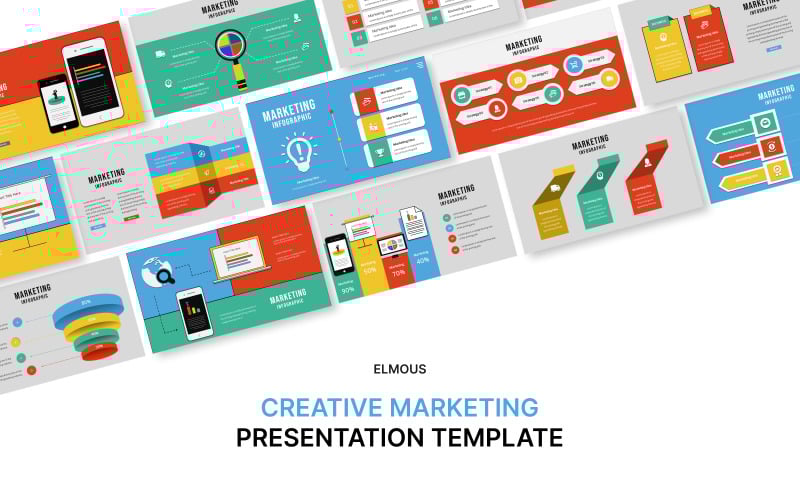 creative marketing infographic powerpoint template original